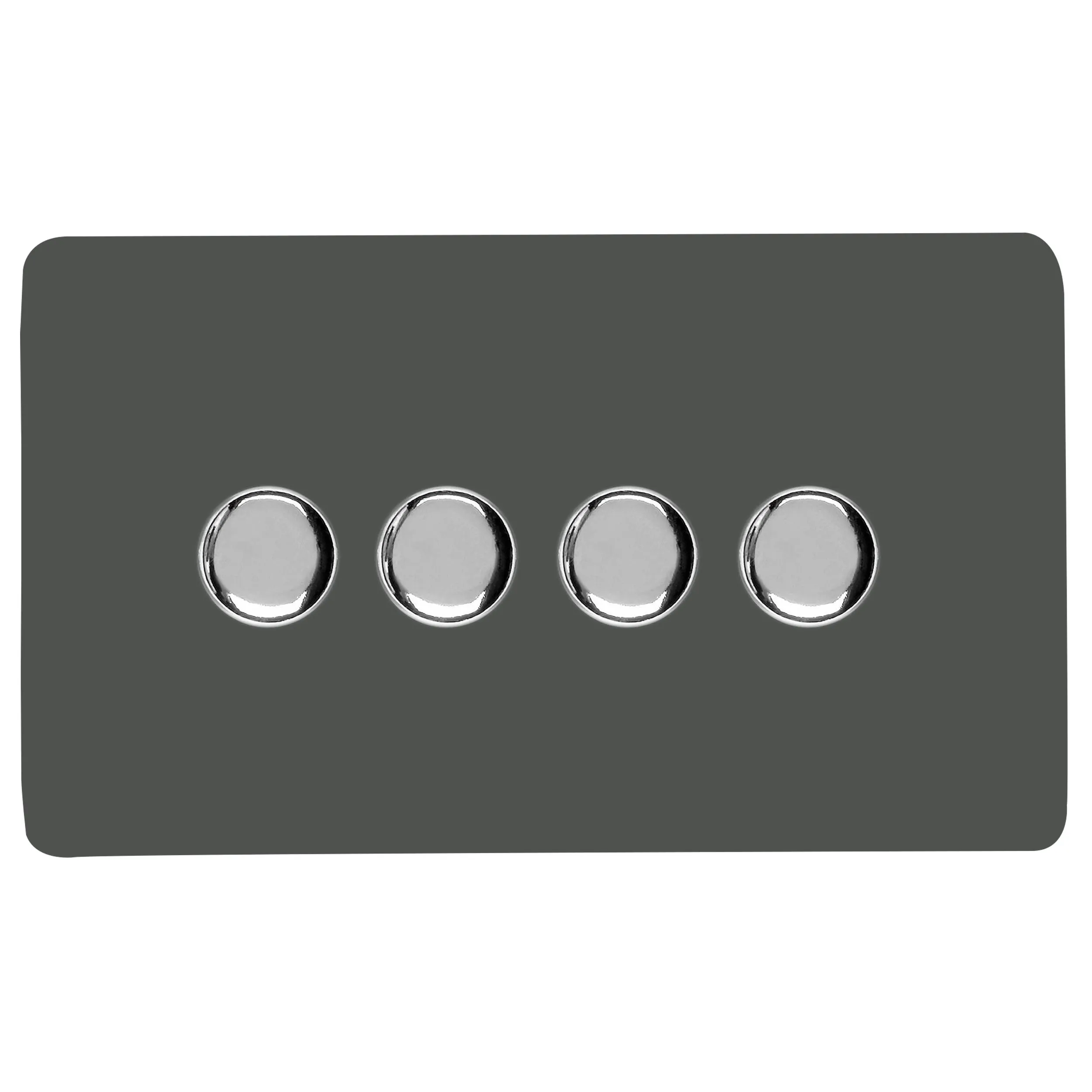 ART-4LDMCH  4 Gang 2 Way LED Dimmer Switch Charcoal